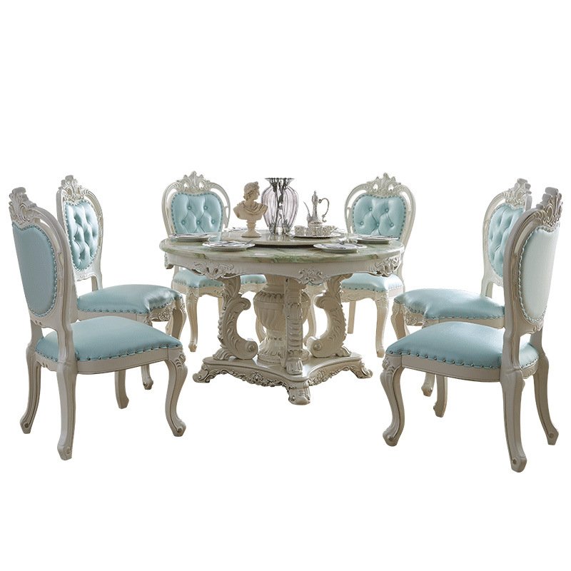 Starlight Luxury Euro Style Fancy Dining Table with Chairs2