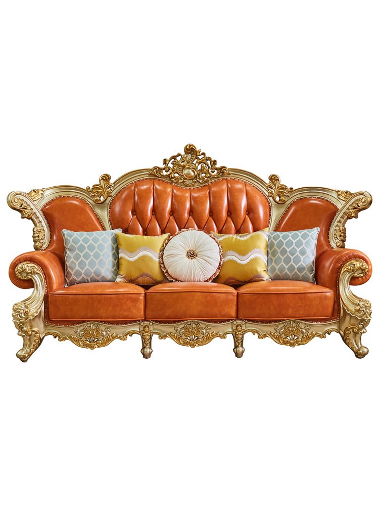 Starlight Luxury Euro Style Fancy Sofa 72