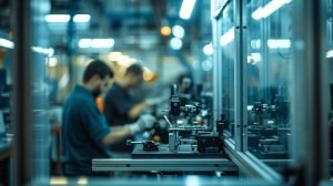 door lock factory workers